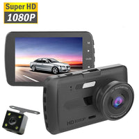 HKM-151443 1080P Dual Lens Car Dash Cam with Loop Recording and Night Vision
