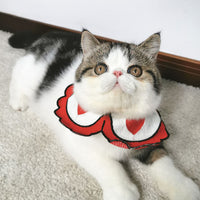 HKM-1515709 Cute Pet Scarf Collar for Small Dogs and Cats, Size S/L (20-40cm)