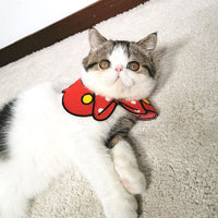 HKM-1515709 Cute Pet Scarf Collar for Small Dogs and Cats, Size S/L (20-40cm)
