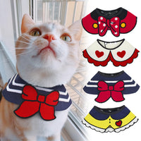 HKM-1515709 Cute Pet Scarf Collar for Small Dogs and Cats, Size S/L (20-40cm)