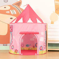 HKM-151571 Pink and Blue Princess Castle Tent for Indoor and Outdoor Play