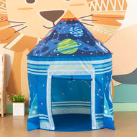 HKM-151571 Pink and Blue Princess Castle Tent for Indoor and Outdoor Play