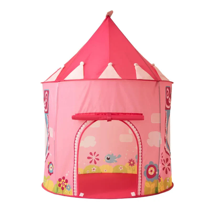 HKM-151571 Pink and Blue Princess Castle Tent for Indoor and Outdoor Play