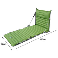 HKM-151635 Inflatable Adjustable Angle Cushion for Outdoor Camping, Picnic, Beach, and Casual Use