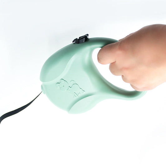 HKM-1517885 Automatic Retractable Dog Leash with Hand Holding Rope - Durable ABS Material - Available in Multiple Colors