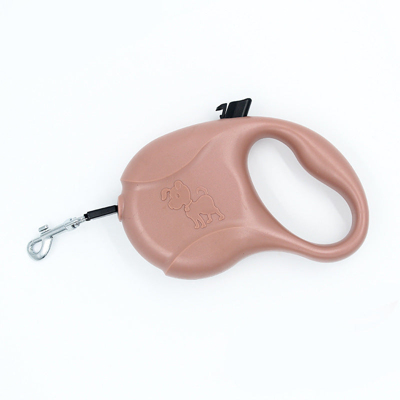 HKM-1517885 Automatic Retractable Dog Leash with Hand Holding Rope - Durable ABS Material - Available in Multiple Colors