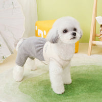 HKM-1518653 Casual Personalized Puppy Pajamas in Orange, Gray, and Purple for Dogs