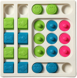 HKM-1518909 S-Shaped and Square Pet Puzzle Toy for Engaging Snack Time Fun