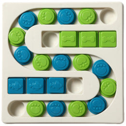 HKM-1518909 S-Shaped and Square Pet Puzzle Toy for Engaging Snack Time Fun