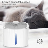 HKM-151891 3L Cat and Dog Water Fountain with Low Water Shut Off and Triple Filtration System