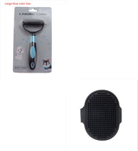 HKM-1519677 Pet Dematting Comb for Medium and Long-Haired Dogs and Cats - Stainless Steel Grooming Tool for Mat and Tangle Removal