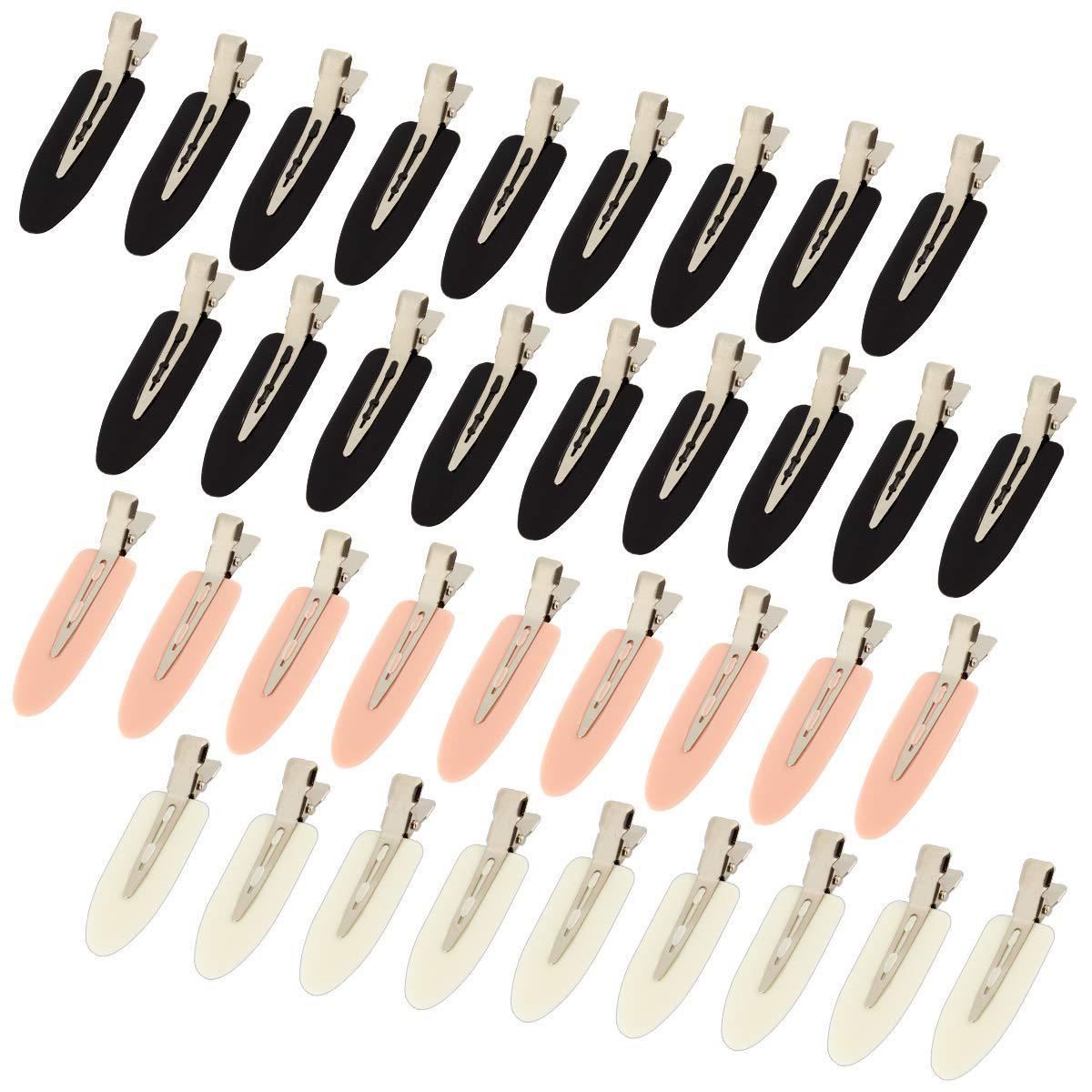 HKM-152019 Traceless Minimalist Hair Barrettes - Boxed Set of Colorful Clips for Bangs and Styling