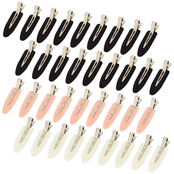 HKM-152019 Traceless Minimalist Hair Barrettes - Boxed Set of Colorful Clips for Bangs and Styling