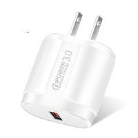 HKM-152147 Compact Smart Charger for Mobile Phones - AC100-240V, ABS, Dual Color Options
