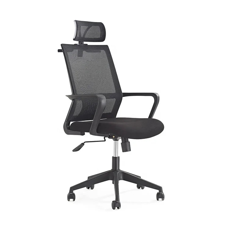 HKM-152147 Ergonomic Mesh Office Chair with Adjustable Headrest and Lumbar Support