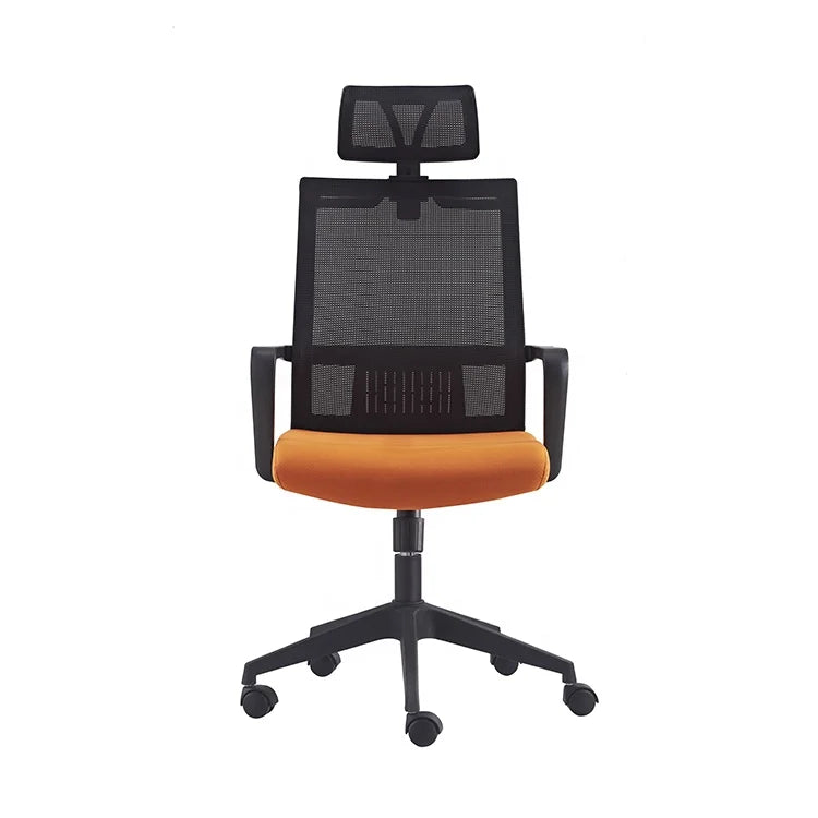 HKM-152147 Ergonomic Mesh Office Chair with Adjustable Headrest and Lumbar Support
