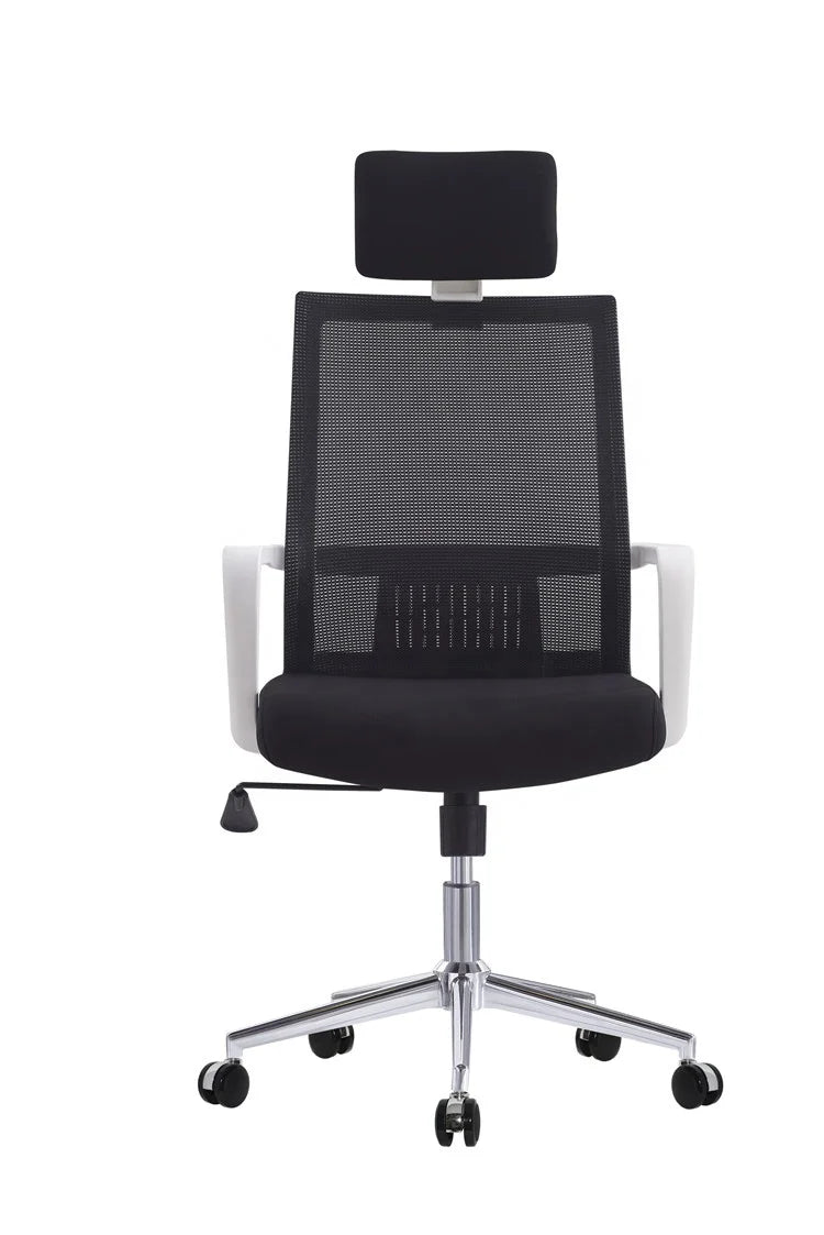 HKM-152147 Ergonomic Mesh Office Chair with Adjustable Headrest and Lumbar Support