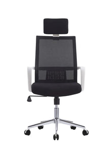 HKM-152147 Ergonomic Mesh Office Chair with Adjustable Headrest and Lumbar Support