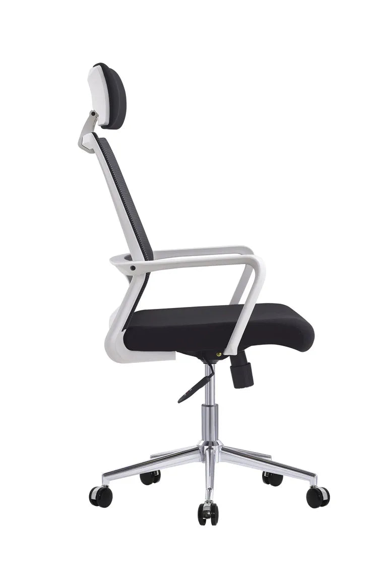 HKM-152147 Ergonomic Mesh Office Chair with Adjustable Headrest and Lumbar Support