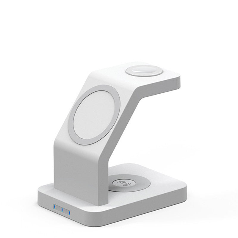 HKM-152339 Three-in-One Magnetic Wireless Charger with Desktop Stand for Apple Devices