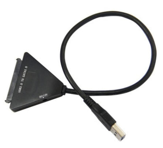 HKM-152339 USB 3.0 to SATA 7+15 Adapter Cable for 2.5/3.5 Inch Hard Drives, High-Speed Data Transmission