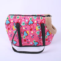 HKM-1523645 Breathable Mesh Travel and Outdoor Pet Bag in Love Pink, Plum Purple, and Pansy
