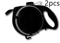 HKM-1525309 Retractable Multifunctional Pet Leash with Ergonomic Handle and Silicone Folding Bowl