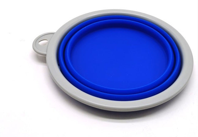 HKM-1525309 Retractable Multifunctional Pet Leash with Ergonomic Handle and Silicone Folding Bowl