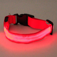 HKM-1525821 Nylon Dog Collar in Various Colors - Adjustable Sizes S, M, L