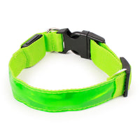 HKM-1525821 Nylon Dog Collar in Various Colors - Adjustable Sizes S, M, L