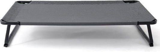 HKM-152595 Elevated Large Dog Outdoor Bed with Adjustable Buckle Legs, Washable Mesh Cover, Non-Slip Feet, Durable, Indoor & Outdoor Use