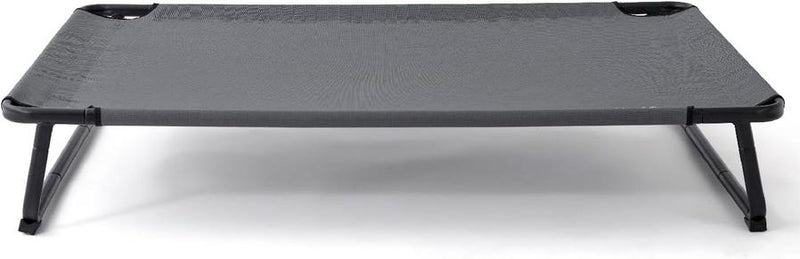 HKM-152595 Elevated Large Dog Outdoor Bed with Adjustable Buckle Legs, Washable Mesh Cover, Non-Slip Feet, Durable, Indoor & Outdoor Use