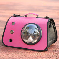 HKM-1526077 Foldable Linen Pet Carrier Bag with Breathable Ventilation for Small Pets