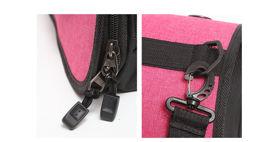 HKM-1526077 Foldable Linen Pet Carrier Bag with Breathable Ventilation for Small Pets