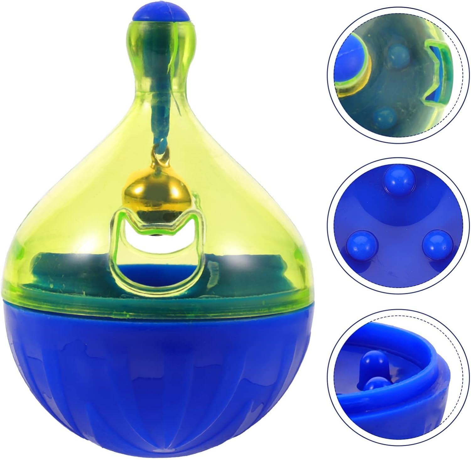 HKM-1527101 Interactive Pet Treat Dispenser Ball for Dogs and Cats - Slow Feeding Puzzle Toy with Tumbler Design