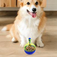 HKM-1527101 Interactive Pet Treat Dispenser Ball for Dogs and Cats - Slow Feeding Puzzle Toy with Tumbler Design