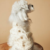 HKM-1528381 Sleeveless Cotton Princess Style Dress for Pets - Teddy Schnauzer, Bichon, Yorkshire Skirt
