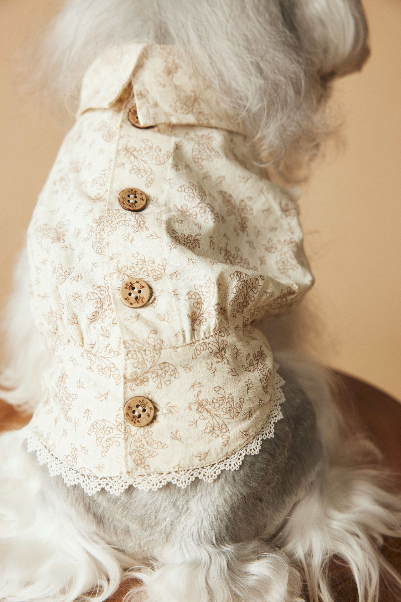 HKM-1528381 Sleeveless Cotton Princess Style Dress for Pets - Teddy Schnauzer, Bichon, Yorkshire Skirt