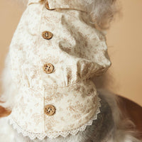 HKM-1528381 Sleeveless Cotton Princess Style Dress for Pets - Teddy Schnauzer, Bichon, Yorkshire Skirt