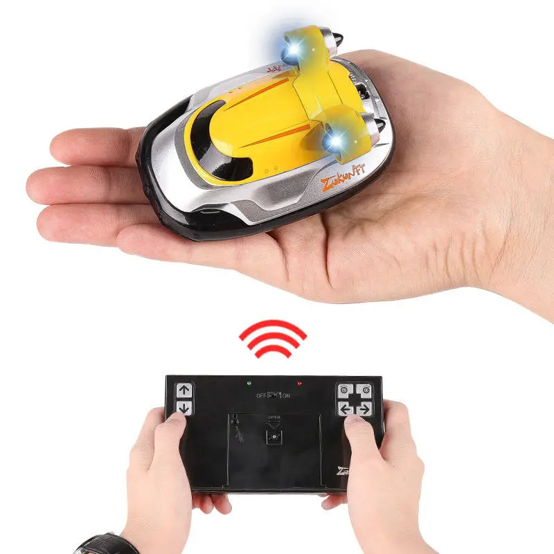 HKM-152851 Mini RC Ship Remote Control Boat for Kids - Waterproof Electric Bath Toy for Pool Fun