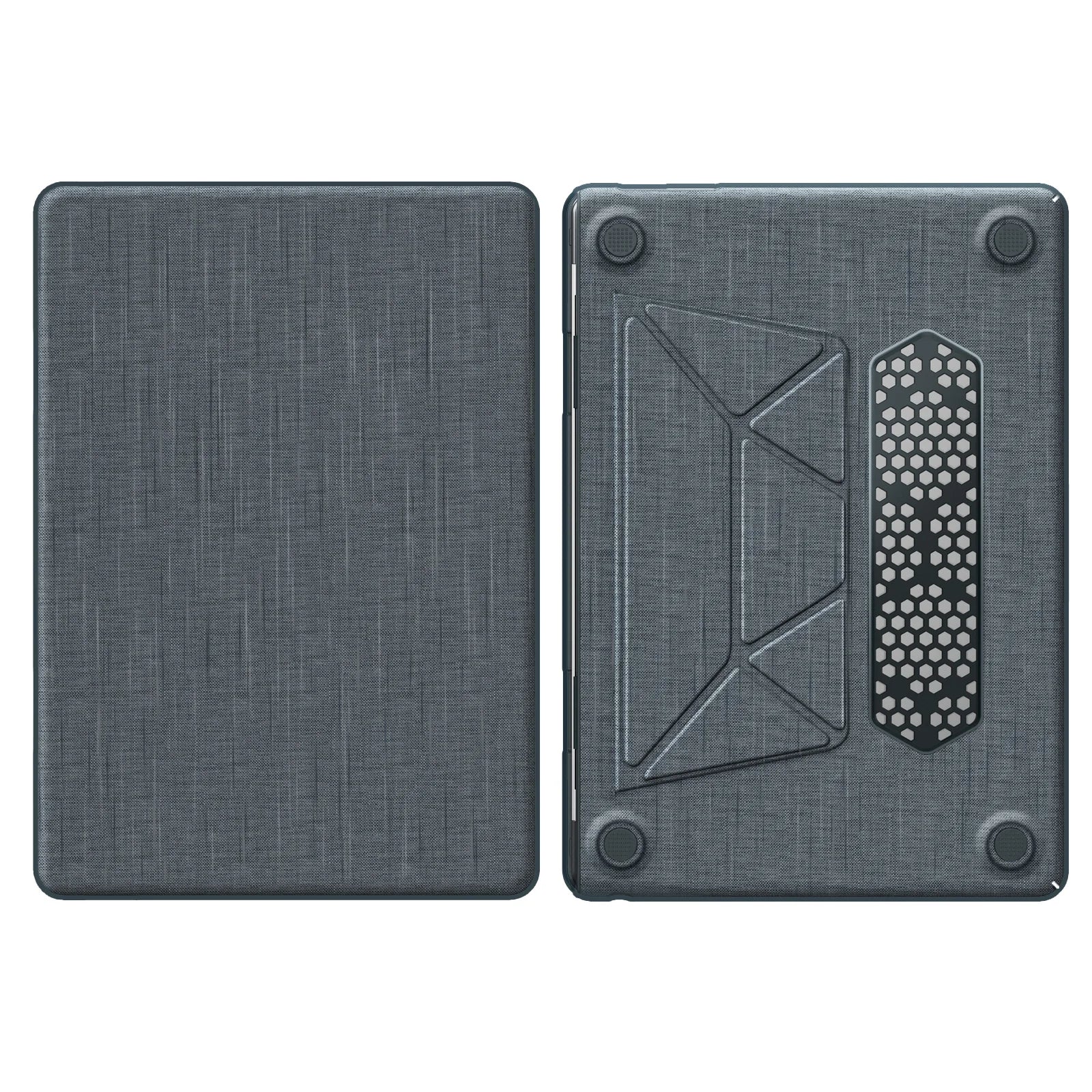 HKM-152979 Durable Laptop Protective Cover with Magnetic Stand for MacBook Air 15-inch (2023/2024 Model M2 A2941/M3 A3114)