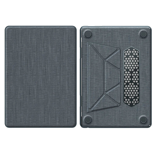 HKM-152979 Durable Laptop Protective Cover with Magnetic Stand for MacBook Air 15-inch (2023/2024 Model M2 A2941/M3 A3114)
