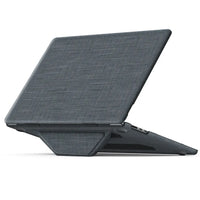HKM-152979 Durable Laptop Protective Cover with Magnetic Stand for MacBook Air 15-inch (2023/2024 Model M2 A2941/M3 A3114)