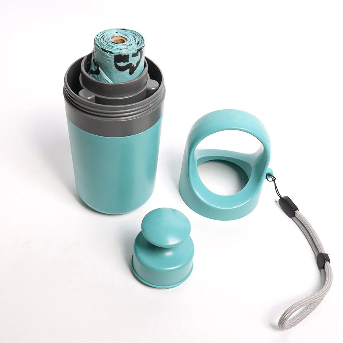 HKM-1531069 Portable Dog Pooper Scooper with Garbage Bag Dispenser for Easy Waste Cleanup