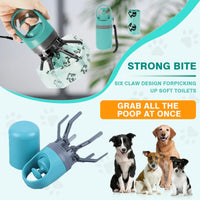 HKM-1531069 Portable Dog Pooper Scooper with Garbage Bag Dispenser for Easy Waste Cleanup