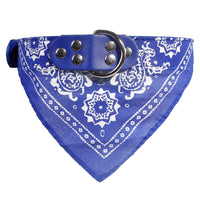 HKM-1531581 Pet Fashion Triangle Saliva Towel Collar - Striped Design, Available in Pink, Blue, Black, Red, Purple, Light Blue, and Rose Red