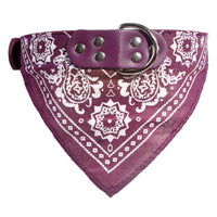 HKM-1531581 Pet Fashion Triangle Saliva Towel Collar - Striped Design, Available in Pink, Blue, Black, Red, Purple, Light Blue, and Rose Red