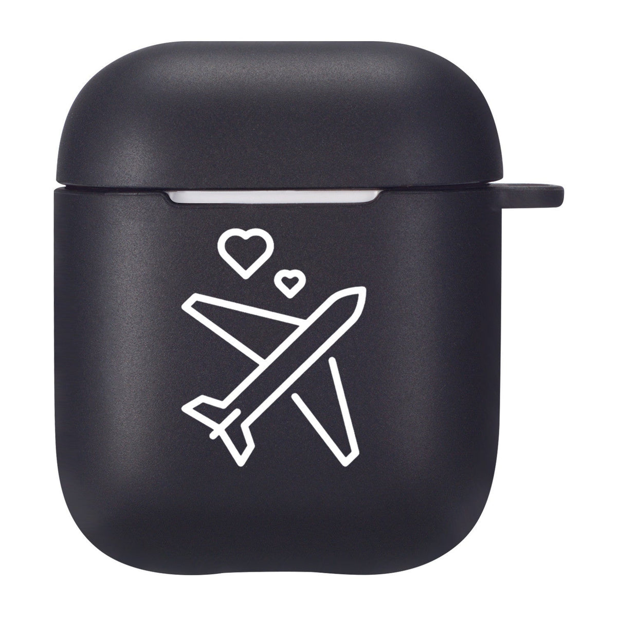 HKM-153171 TPU Flip Style Case for AirPods 2nd Generation - Silicone Material with Printed Design