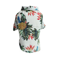 HKM-1531965 Lightweight Dog Hawaiian Shirt for Spring and Autumn - Breathable Chiffon, Multiple Colors Available