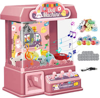 HKM-153235 Mini Claw Doll Machine Educational Toy for Kids, Interactive Fun for Ages 5 and Up